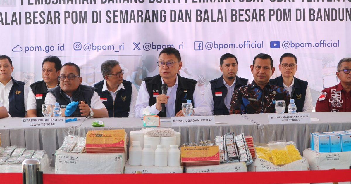 BPOM Kesulitan Ungkap Tersangka Utama Pabrik Pil Koplo di Semarang, Ini Alasannya