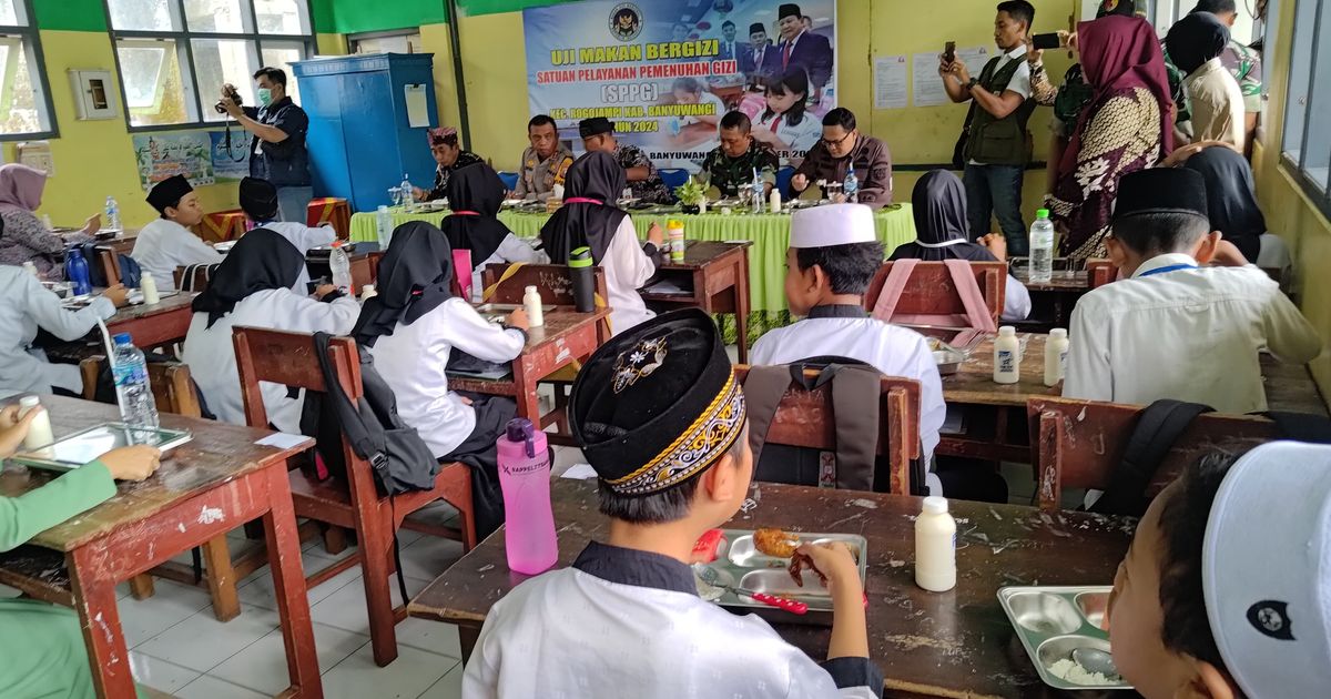 Mulai Diimplementasikan Januari 2025, Banyuwangi Kembali Uji Coba Makan Bergizi Gratis di Sekolah