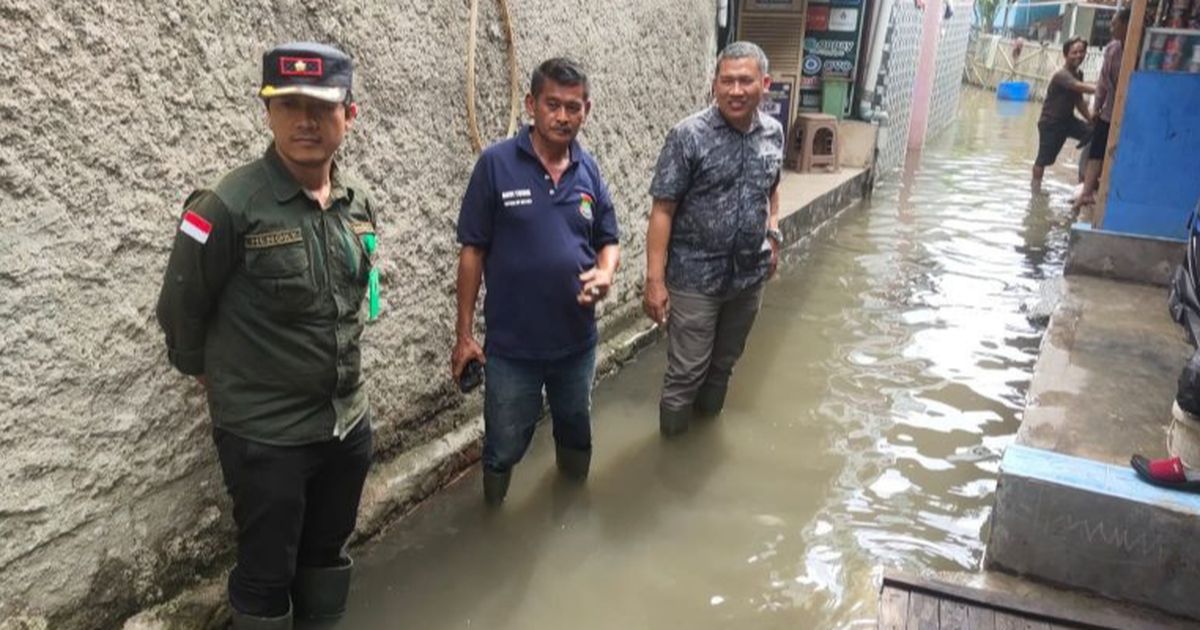 Terdampak Banjir Rob Sejak Pekan Lalu, Warga 4 Desa di Tangerang Mulai Terserang Penyakit dan Butuh Bantuan