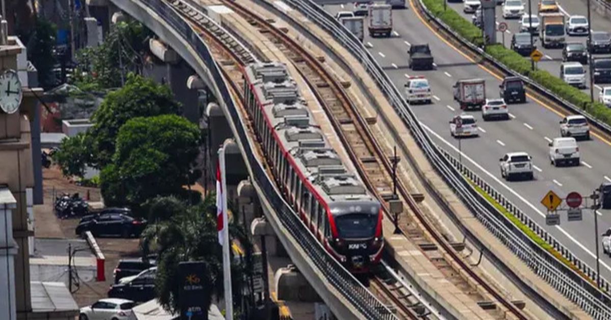 Pembangunan LRT Jakarta Fase 1B Velodrome-Manggarai Capai 39,83 Persen