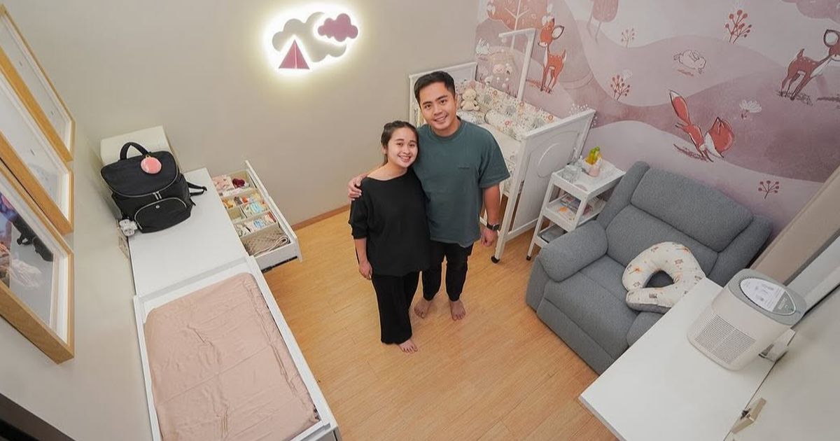 Potret Kamar Calon Anak Gritte Agatha Bernuansa Pink, Dilengkapi Box Bayi Hingga Sofa Nyaman Untuk Menyusui