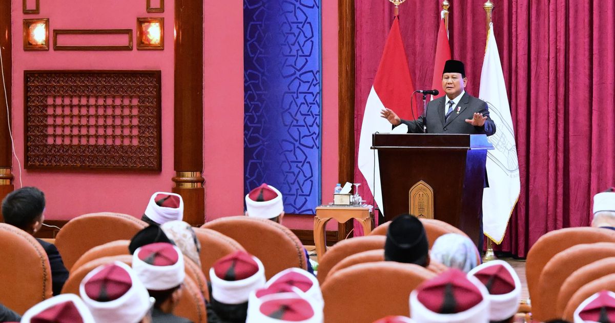 VIDEO: Merinding Prabowo Ceritakan Besarnya Ketokohan Gus Dur Depan Mahasiswa RI di Mesir