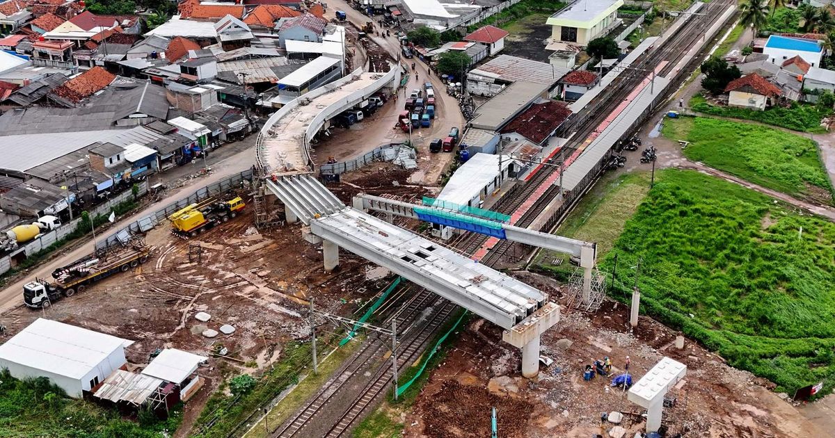 FOTO: Progres Terkini Pembangunan Jalan Layang Tenjo Penghubung Bogor-Tangerang