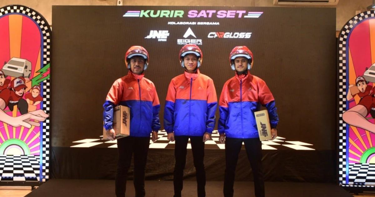 Eiger, Cargloss Helmets dan JNE Kolaborasi Bikin Helm sampai Jaket