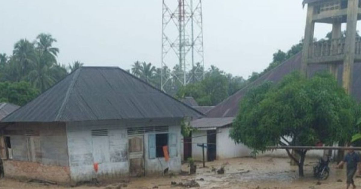 Banjir Bandang Terjang Tapanuli Selatan, 250 Kepala Keluarga Mengungsi