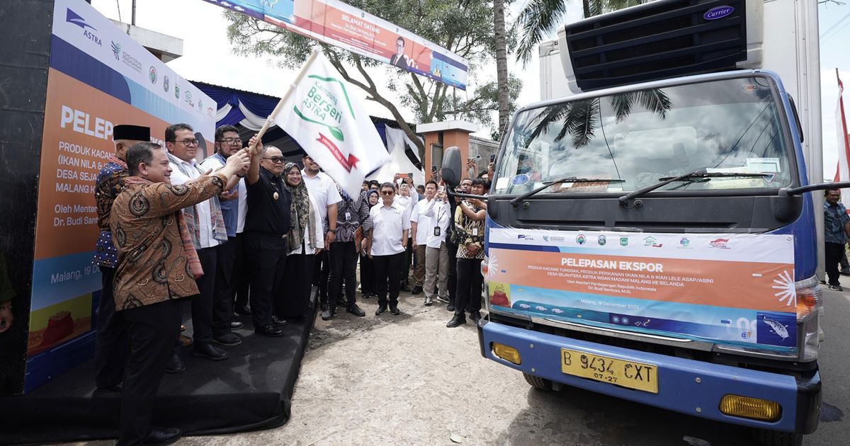 Mendag Budi Santoso Lepas Ekspor Kacang & Produk Perikanan Perdana ke Belanda Senilai Rp2,5 M