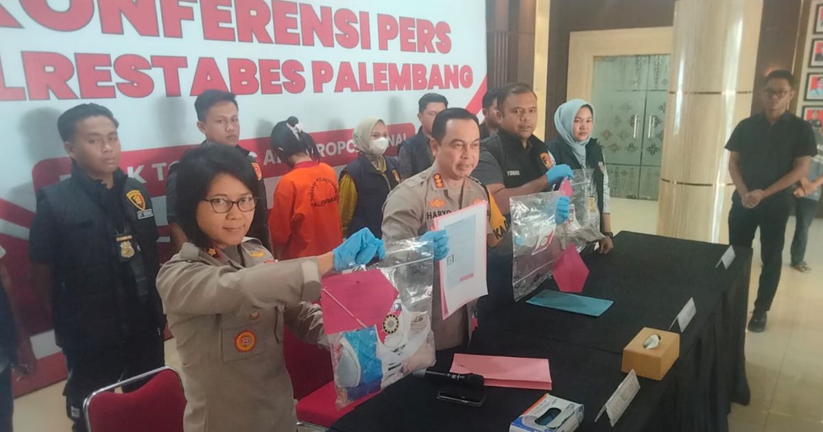 Kronologi Penangkapan Wanita Racuni Adik Ipar di Palembang, Pelaku Ditemukan Linglung Sembari Gendong Anak