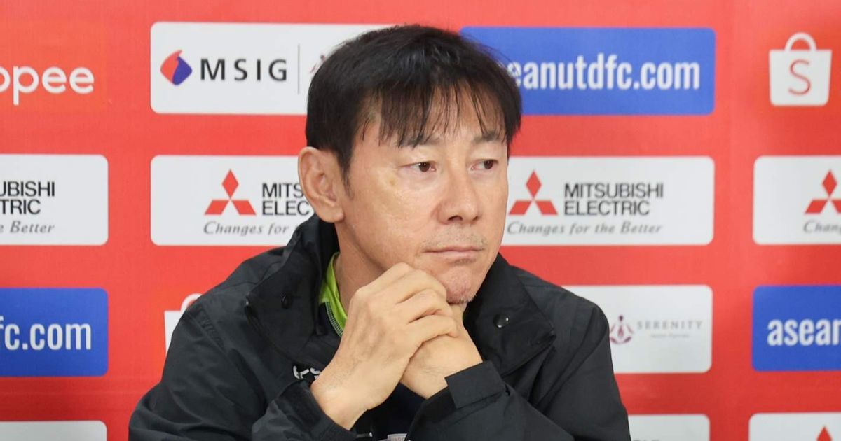 FOTO: Ekspresi Shin Tae-yong Pastikan Timnas Indonesia Mati-Matian Hadapi Filipina di Piala AFF 2024