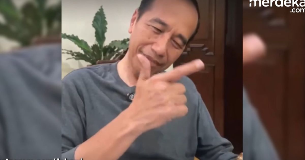 VIDEO: Aksi Jokowi Bergoyang Ikut Video Reaction Emak-Emak 