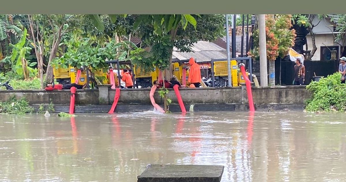 12 Titik di Bali Terendam Banjir Akibat Saluran Air Tak Mampu Tampung Curah Hujan Tinggi