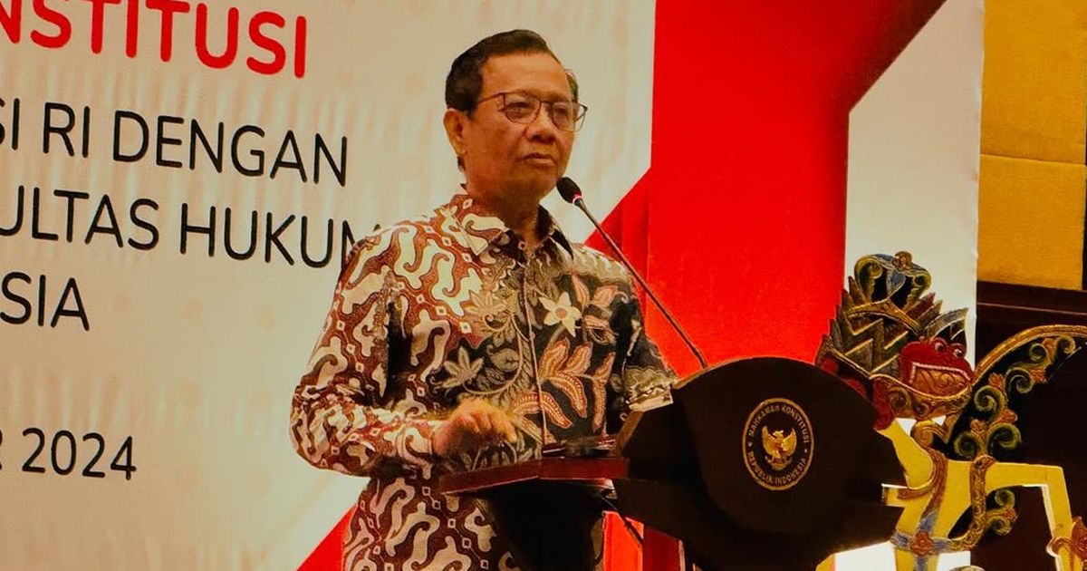 Mahfud MD Kritisi Sikap Prabowo Maafkan Koruptor: Semakin Rusak Lah Dunia Hukum, Hati-Hati