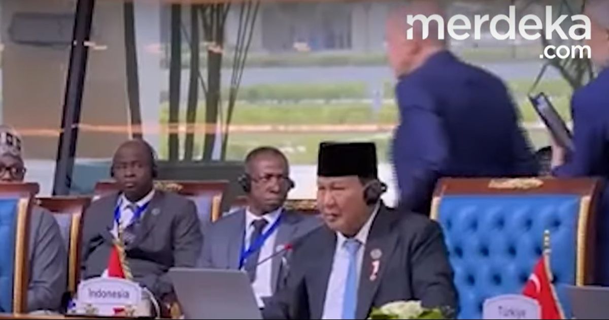 Momen Presiden Turki Erdogan Walk Out Saat Prabowo Pidato soal Palestina di KTT D-8