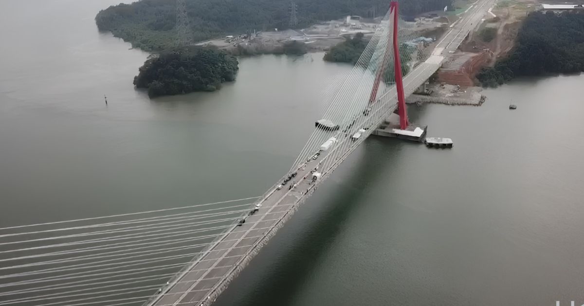 Akses Jembatan Menuju IKN Ambles