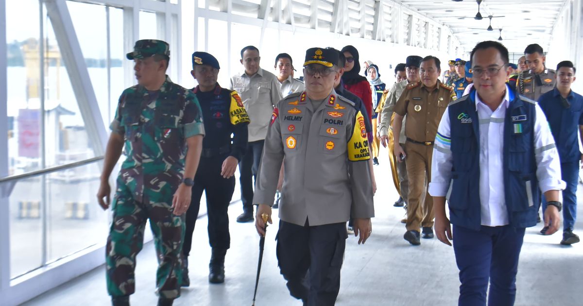 Kapolda Lampung Pastikan Pengamanan Maksimal di Pelabuhan Bakauheni Jelang Puncak Arus Mudik Nataru