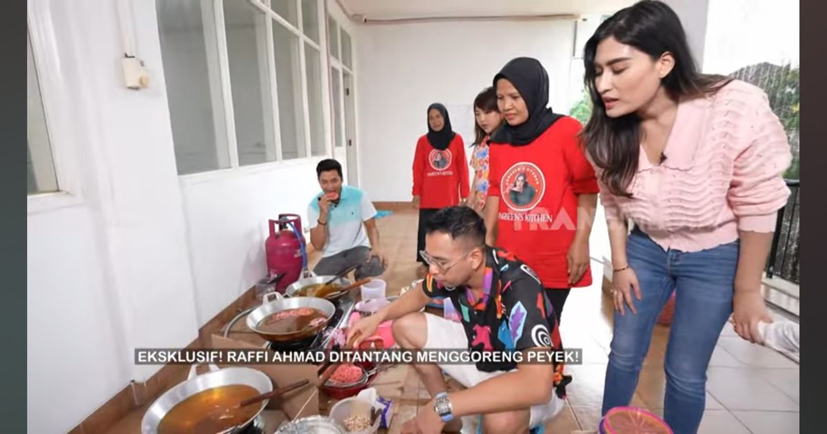 Potret Ruang Produksi Peyek & Sambal Angbeen Rishi di Hunian Megah Bak Istana, Raffi Ahmad 'UMKM tapi di Rumah Gede'