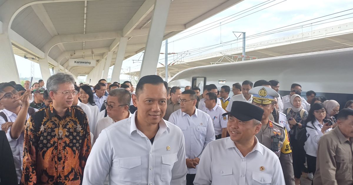 AHY Bocorkan Progres Terbaru Proyek Kereta Cepat Jakarta-Surabaya