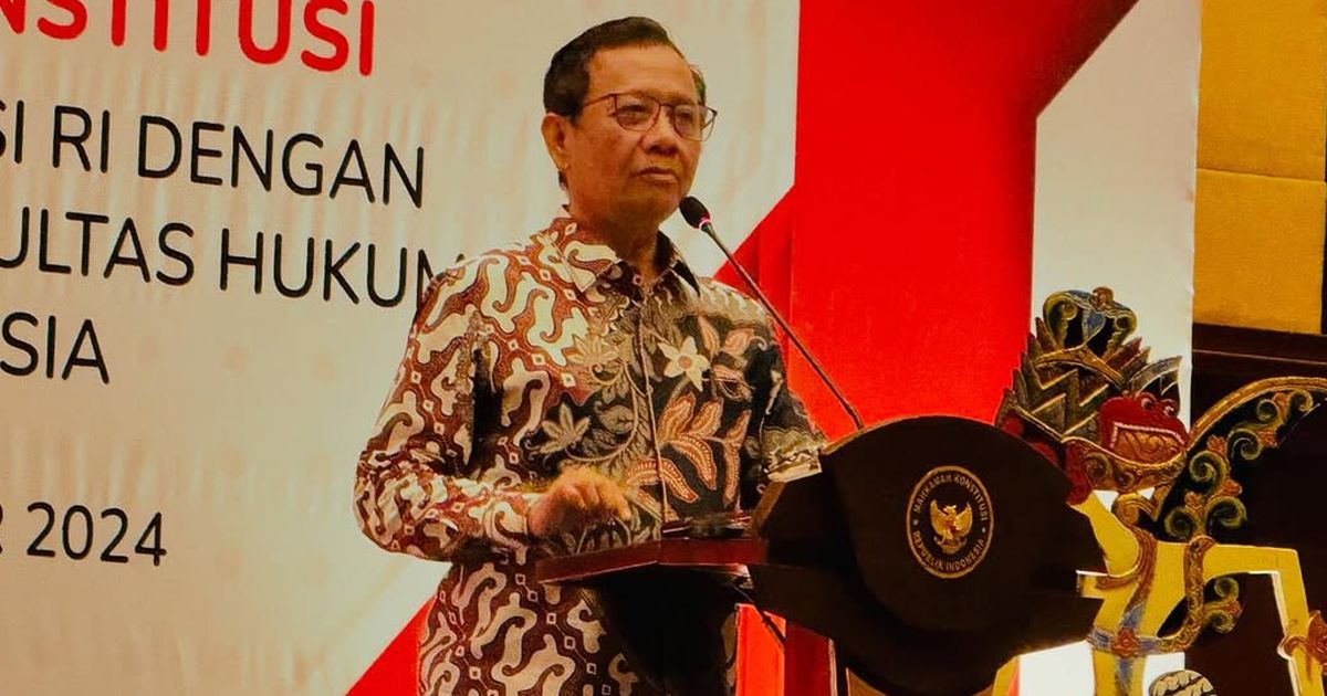 Mahfud MD Sebut Program Prabowo Sejalan dengan Target Indonesia Emas 2045