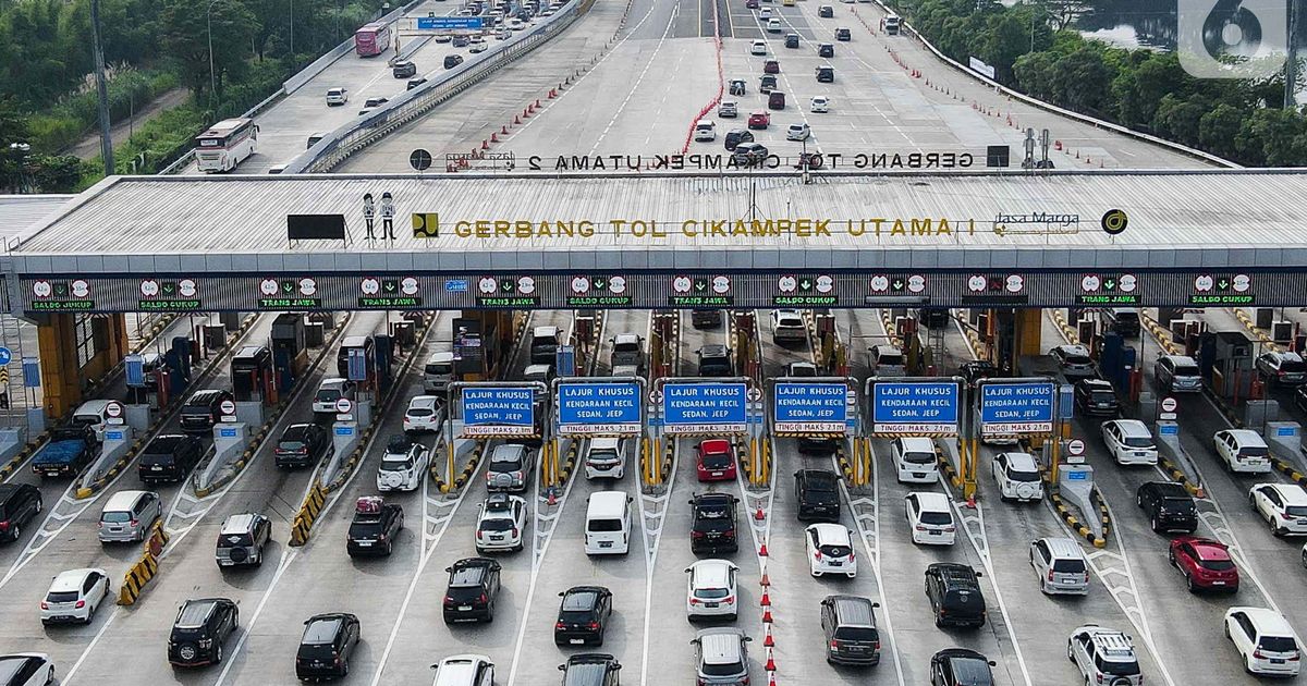 Jelang Puncak Tahun Baru, Kendaraan Masuk Jakarta Mulai Meningkat