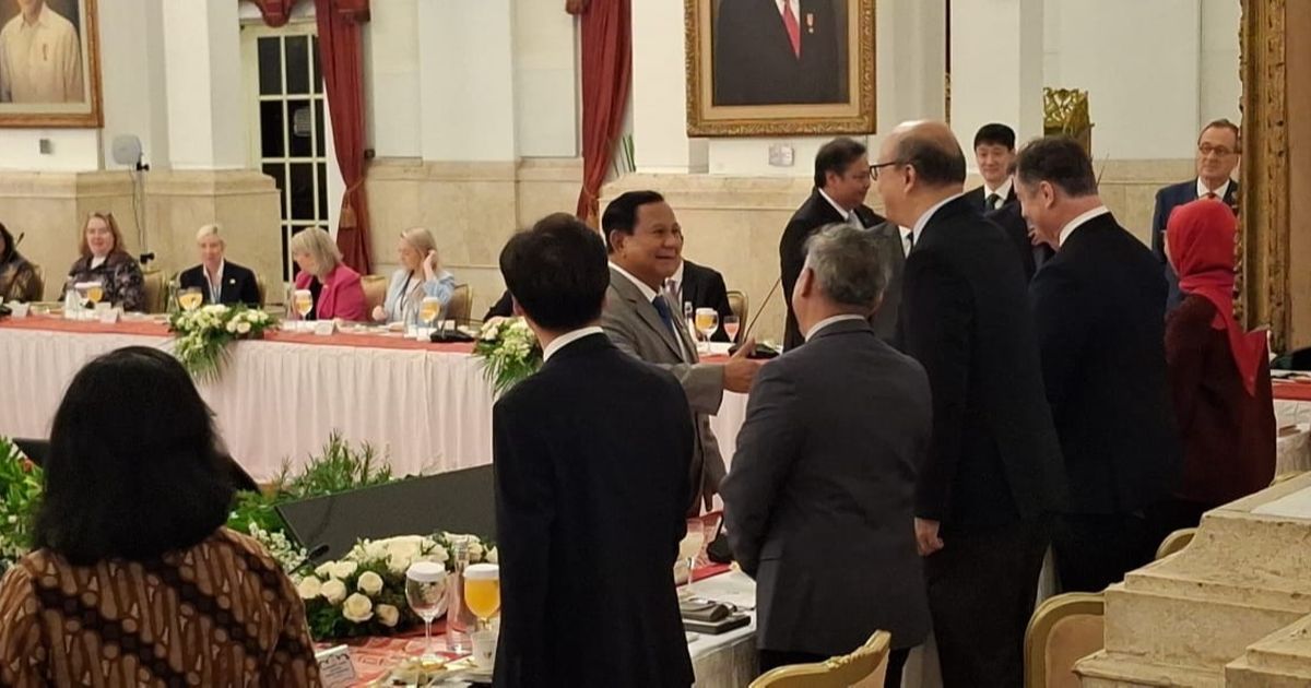 Prabowo Terima Kunjungan 50 Pengusaha Luar Negeri di Istana