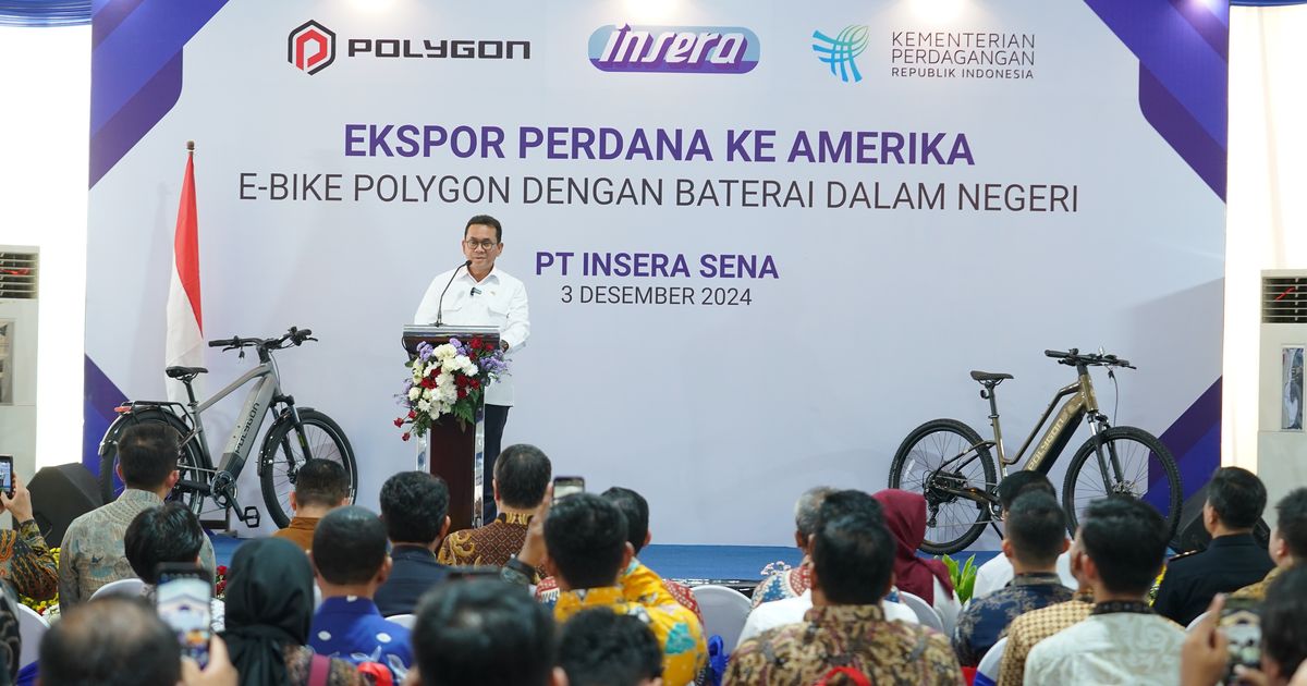 Indonesia Ekspor Sepeda Listrik ke Amerika dan Eropa Senilai Rp7,8 Miliar