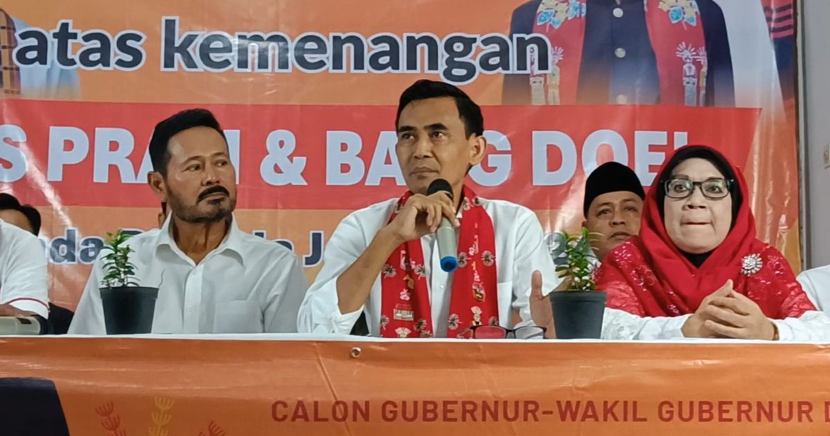 Koalisi Anak Abah Plus Umumkan Kemenangan Pramono-Rano: Menang Satu Putaran!