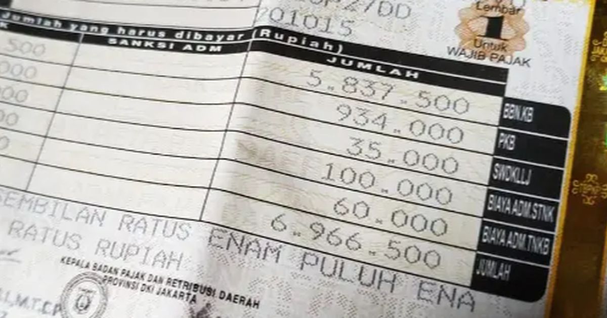 Terlambat Membayar Pajak Kendaraan? Berikut Metode Perhitungan Dendanya