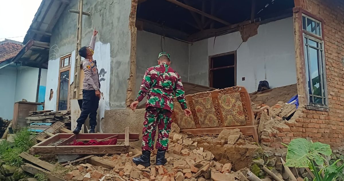 Gempa Getarkan Garut Sabtu Pagi, Tiga Rumah Warga di Pasirwangi Rusak Parah