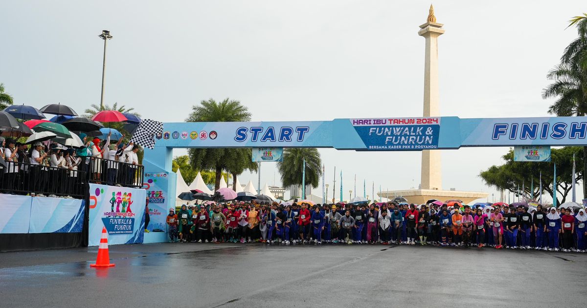 Peringati Hari Ibu 2024, TP PKK Pusat Gelar Fun Run dan Fun Walk