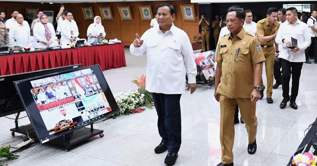 Prabowo Minta Kemendagri Lanjutkan Mekanisme Pengendalian Inflasi Tingkat Daerah