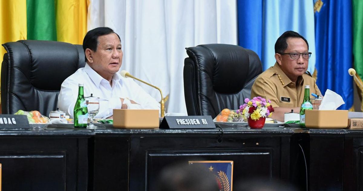 Prabowo Minta Mendagri Terus Gelar Rakor Mingguan Pengendalian Inflasi Daerah