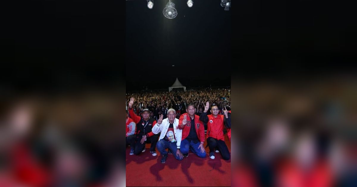 Mantan Panglima TNI Ikut Meriahkan Konser Dukungan ke Ganjar-Mahfud di Jakarta Utara