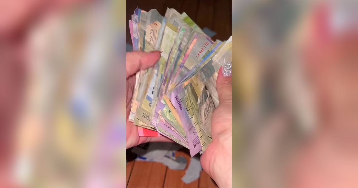 Selalu Masukkan Uang Kembalian dalam Tas Saat Belanja dan Biarkan Berbulan-bulan, Emak-emak Syok dengan Jumlahnya Saat Membongkarnya