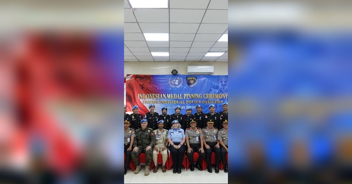 33 Personel Polri Terima Penghargaan dari UNMISS, Dinilai Berkontribusi Nyata di Misi Perdamaian