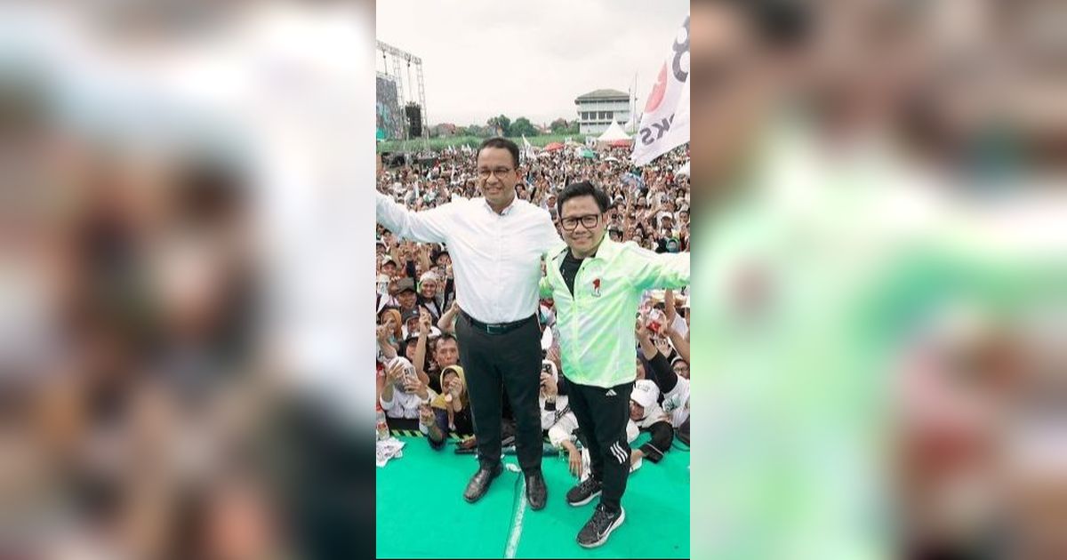Momen Cak Imin Menangis Usai Orasi Bersama Anies, Melihat Animo Pendukung Penuhi Kampanye Akbar JIS
