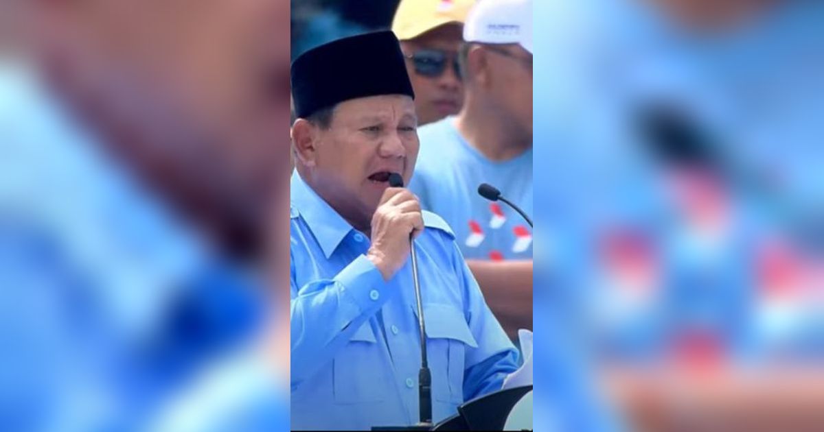 Prabowo saat Orasi di GBK: Kalian ke Sini Mau Lihat Pak Gemoy Joget