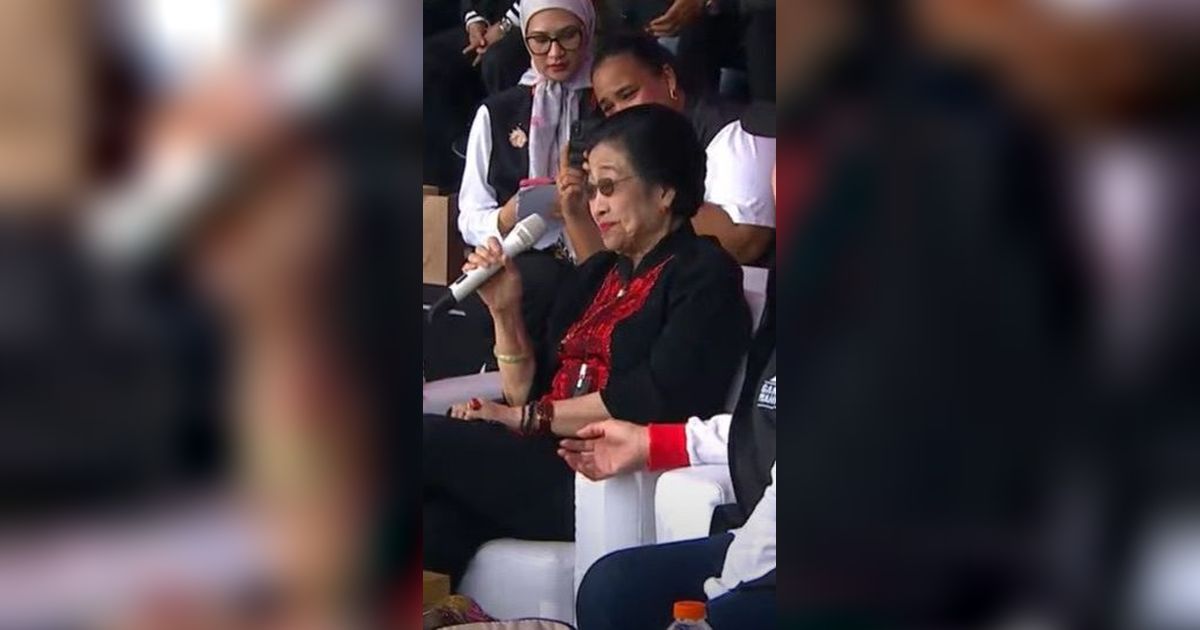 VIDEO: Pedangdut Nassar Ajak Megawati Nyanyi & Bergoyang di Kampanye Akbar Ganjar