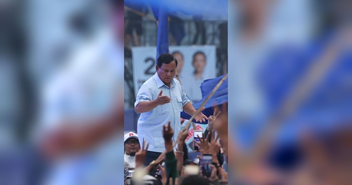 VIDEO: Pidato Menggelegar Prabowo di Kampanye Akbar, Wajah Jokowi Terlihat di Bangku Penonton