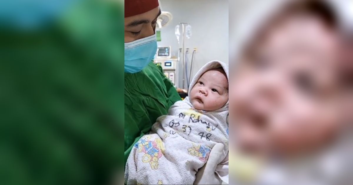 Ternyata Ini Alasan Dokter Sering Telat Praktik, Sibuk Gendong Bayi Lucu dan Cuek yang Bikin Gemas