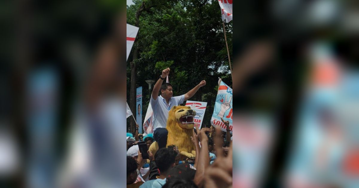 Eks Politikus PDIP Ini Gabung Gerindra, Bawa Ribuan Massa saat Kampanye Akbar Prabowo-Gibran