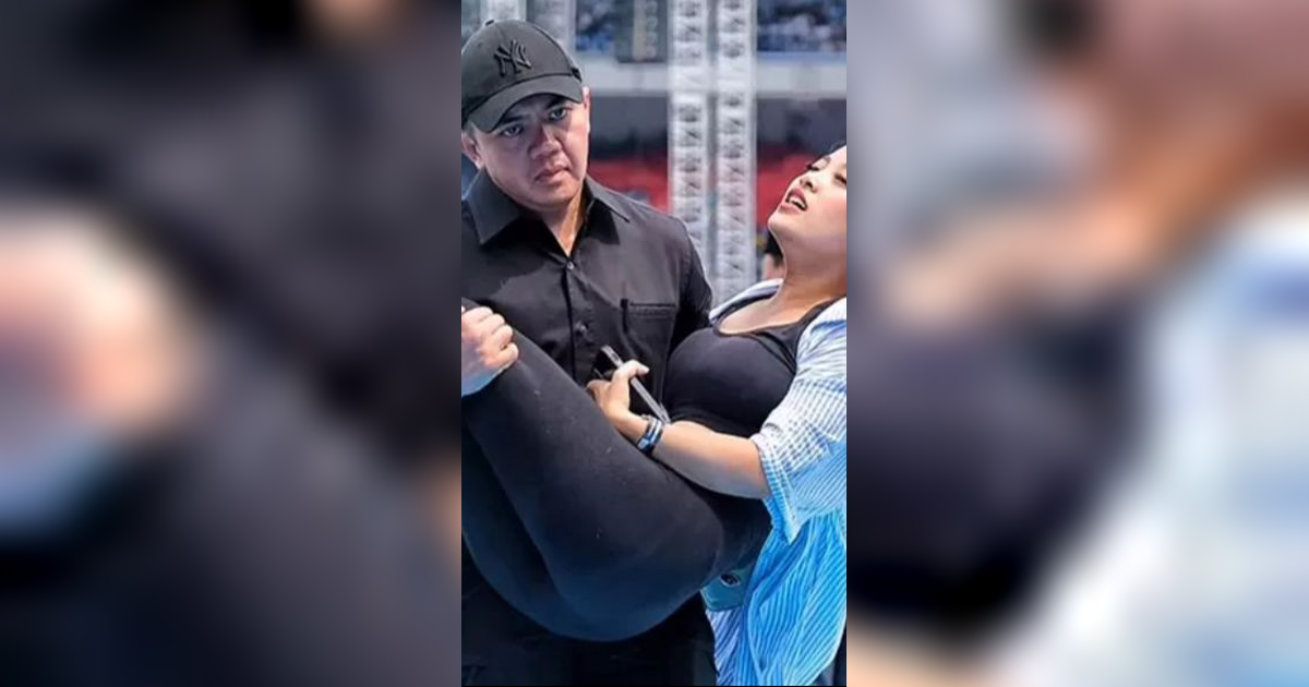 Aksi Mayor Teddy, Ajudan Prabowo Kembali Jadi Sorotan, `Sat Set` Bopong Perempuan Pingsan di Panggung