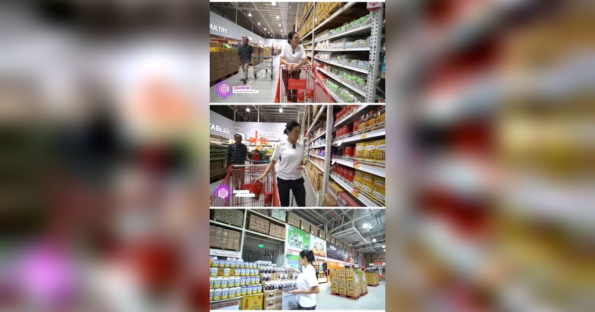 Potret Nikita Mirzani Borong Belanjaan di Supermarket, Langsung Syok Pas Mau Bayar di Kasir