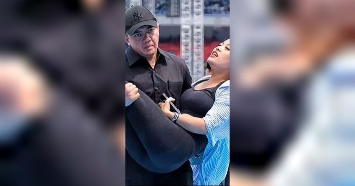 Klarifikasi Wanita yang Digendong Mayor Teddy di GBK, Akui Belum 100 Persen Pingsan