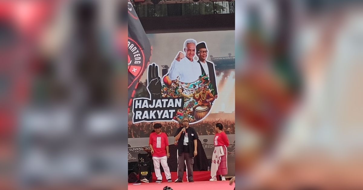 VIDEO: Butet Singgung Penculikan, Anak Wiji Thukul Tagih Janji Jokowi di Kampanye Ganjar