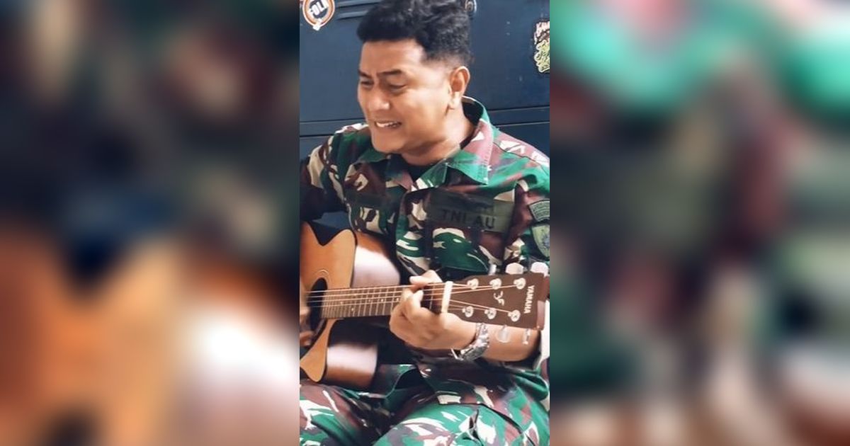 Suara Merdu Prajurit TNI Nyanyi Lagu Dangdut, Disebut Mirip Denny Caknan