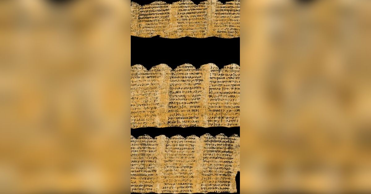 Teknologi AI Berhasil Terjemahkan Gulungan Teks Yunani Kuno yang Terkubur Selama 2000 Tahun, Begini Isinya
