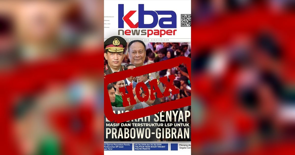 Datangi Bareskrim, KBA News 'Ngadu' Medianya Dicatut Sebar Isu Kapolri Senyap Menangkan Prabowo-Gibran