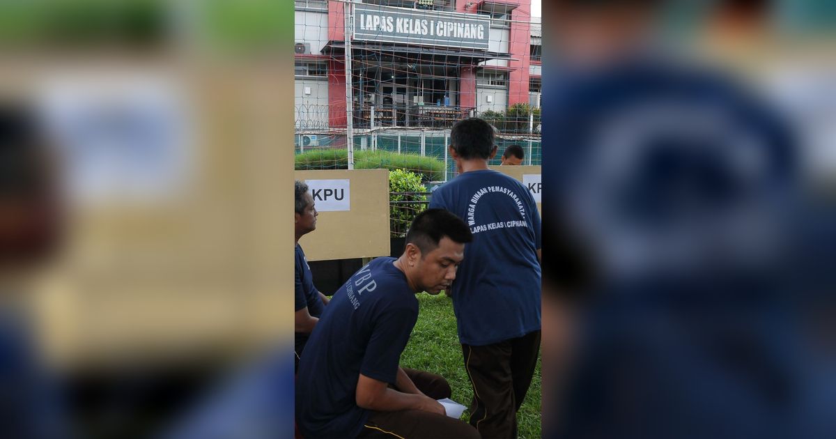 Melihat Persiapan Warga Binaan Mencoblos di TPS Lapas Cipinang