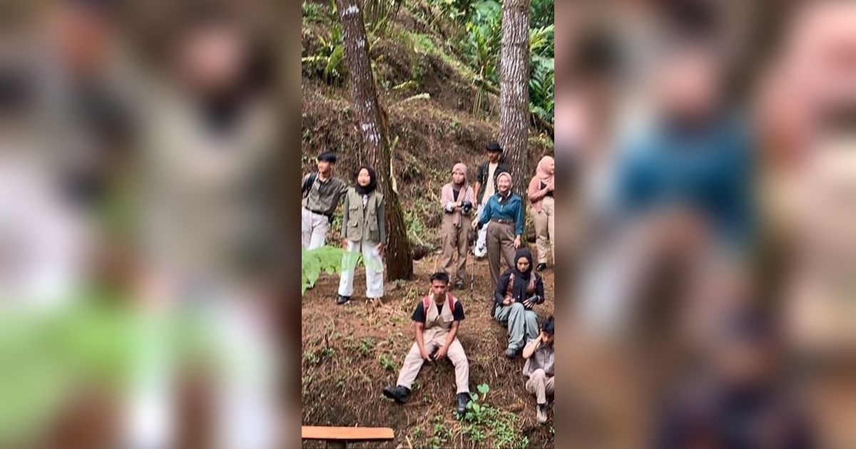 Bikin Foto Yearbook dengan Latar Belakang Hutan, Para Siswa Merinding Ada Sosok Perempuan Cantik tapi Seram Ikut Nimbrung
