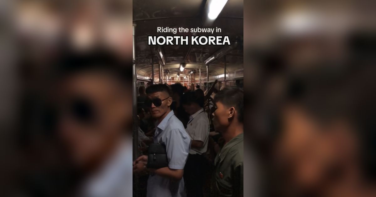 Di Luar Dugaan! Ternyata Begini Suasananya Ketika Naik Kereta Api Bawah Tanah di Korea Utara
