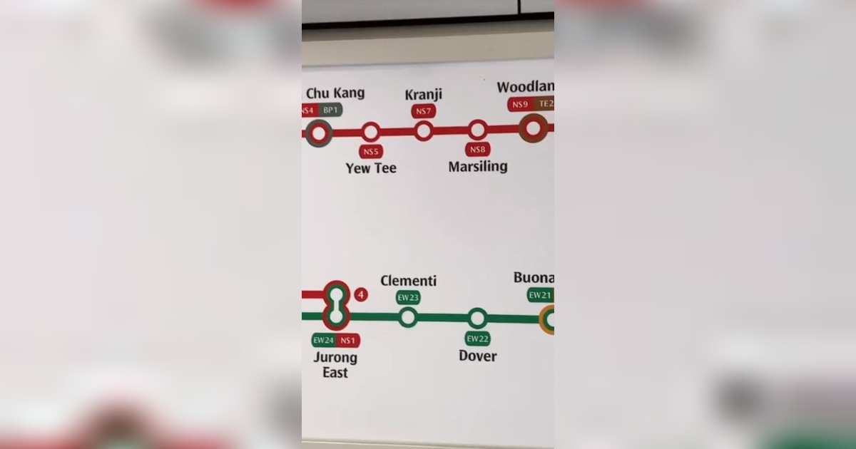 Viral Traveler Lewat Stasiun Kranji Saat Naik MRT di Singapura, Netizen: Dikit Lagi Transit di Bekasi